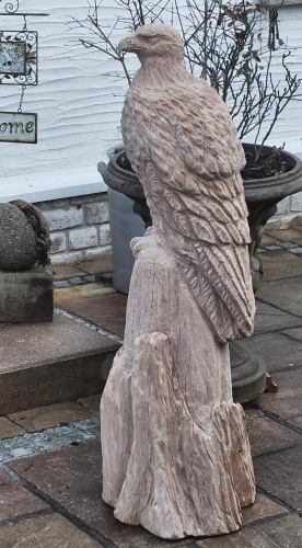 seeadler  lifesize adler eagle  motorsäge kettensäge schnitzen jochen adam holzwerker