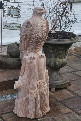 seeadler  lifesize adler eagle  motorsäge kettensäge schnitzen jochen adam holzwerker