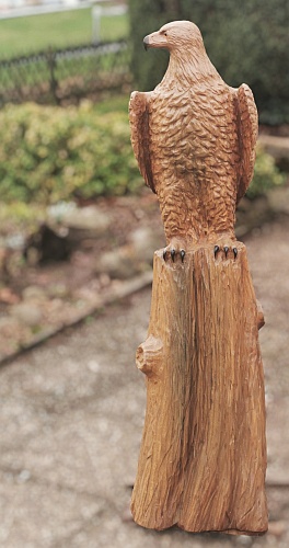 steinadler  lifesize adler eagle  motorsge kettensge schnitzen jochen adam holzwerker