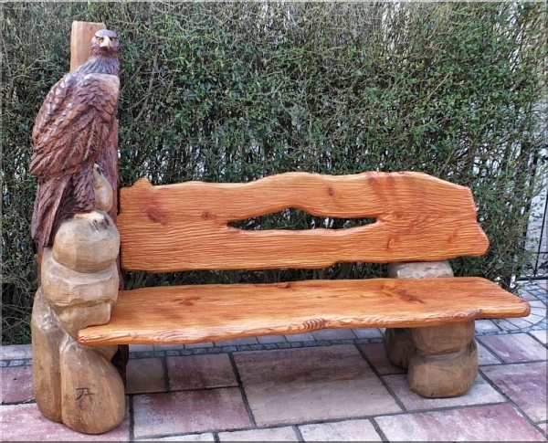 bank holz kettensge adler