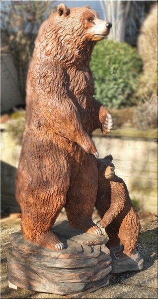  br,  bear, holz, kettensge, motorsge, grizzly. jochen adam, chainsaw, schnitzen, carving