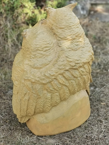 eulenpaar eule holz motorsge kettensge schnitzen kettesgenkunst motorsgenkunst holzwerker