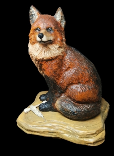 fuchs fox schnitzen motorsge kettensge holzwerker holz