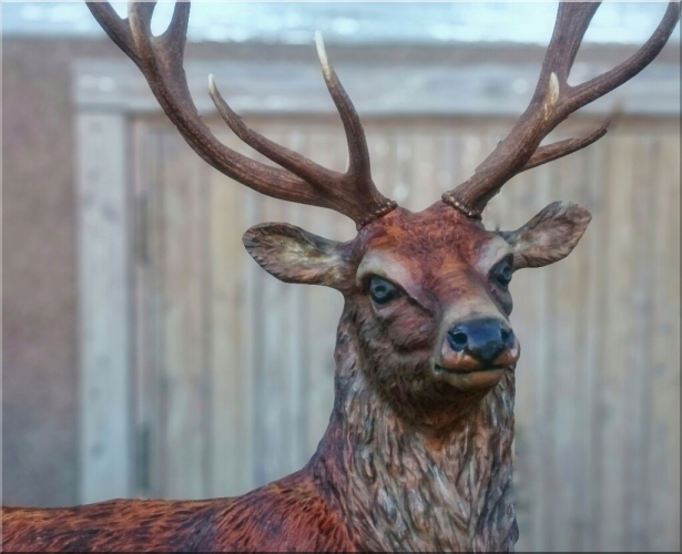 hirsch deer motorsge kettensge holz schnitzen kunst jochen adam holzwerker 