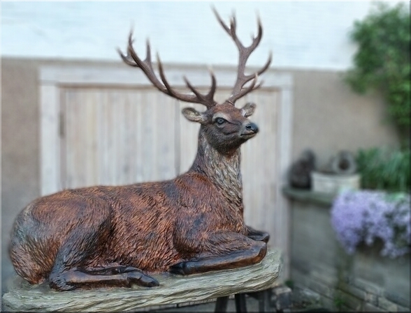 hirsch deer motorsge kettensge holz schnitzen kunst jochen adam holzwerker 