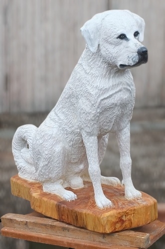 owtscharka alabai mittelasiatischer schferhund hund holz motorsge kettensge schnitzen chainsaw carving holzwerker jochen adam