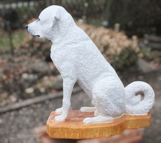 owtscharka alabai mittelasiatischer schferhund hund holz motorsge kettensge schnitzen chainsaw carving holzwerker jochen adam