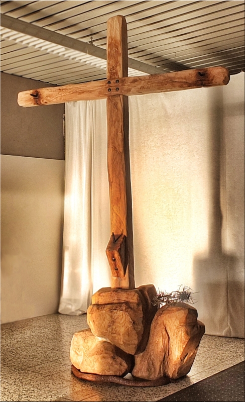 kreuz holzkreuz cross holzwerker chainsaw kettensge