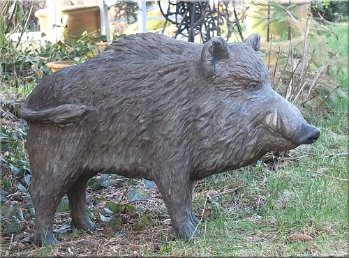  holzwerker wildschwein wild boar motorsge kettensge motorsgenkunst kettensgenkunst