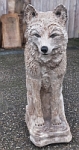 wolf holz geschnitzt motorsäge kettensäge kunst holzwerker